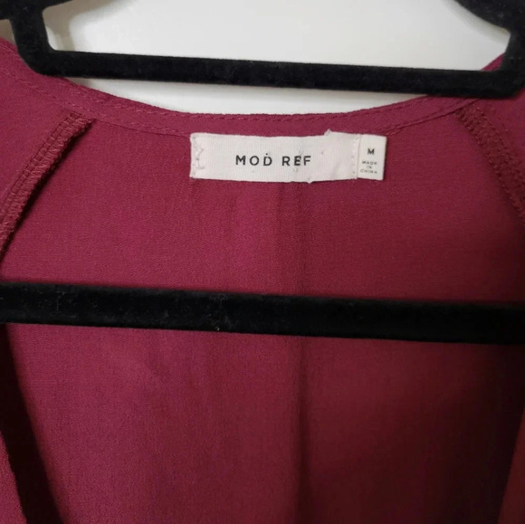 ⭐️ ⭐️ ⭐️ MOD REF - The Amber Dress, Burgundy - Picture 5 of 11